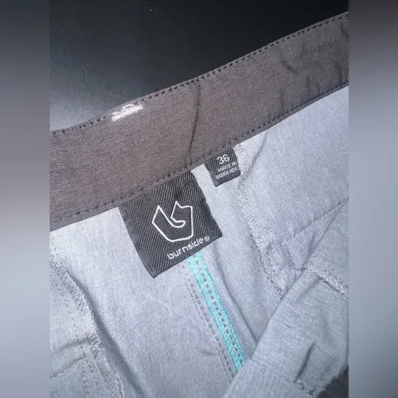 Burnside Men’s Land & Sea Shorts in Gray Size 36 NWOT - Picture 4 of 5